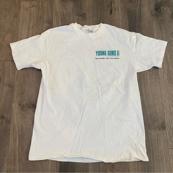 Vintage RARE 1990 Young Guns II Movie Production Shirt Size Size XL - Picture 6 of 9